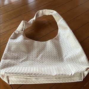 Woven Tote Bag in Cream - Lightweight Everyday Carry